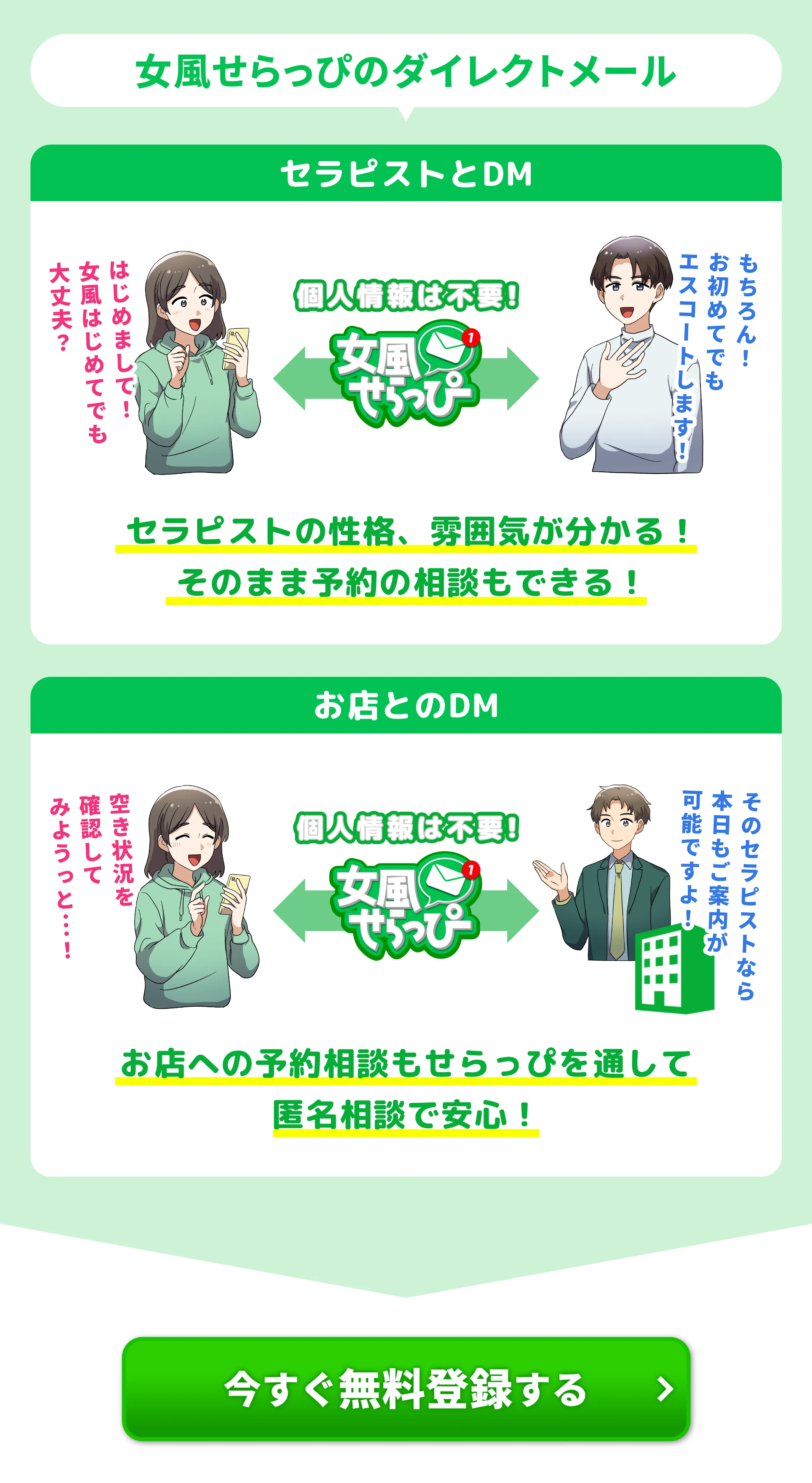 女風せらっぴのDM